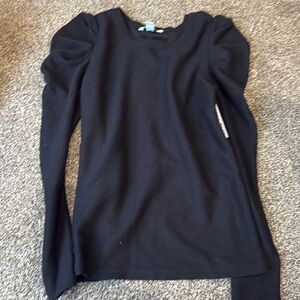 Nine West black XS top